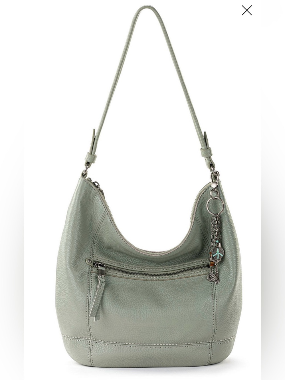 The Sak  Sequoia Leather Large Hobo Bag meadow nwt seafoam